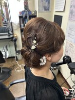 ジュン 小岩&nbsp;アレンジした。着物アップ