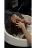 【炭酸シャンプー+ツボ押しヘッドスパ〈腸絶睡眠SPA〉】シャンプーブロー込