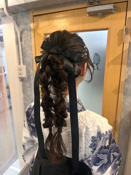 サーディースリーエーカーズヘアスタジオ(33Acers Hair Studio) ツインあみおろし