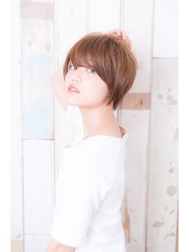 ナチュラルエフ(natural f) 【natural-f 豊中】大人可愛い ベージュカラー ナチュラルボブ☆