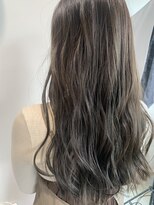 リアン(Lien)&nbsp;Lien☆ブリーチなしフォギーグレージュ×セミウェットウェーブ