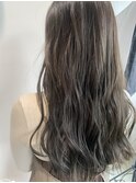 Lien☆ブリーチなしフォギーグレージュ×セミウェットウェーブ