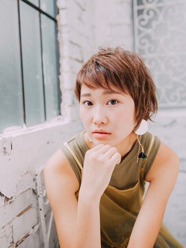 アラワラブルー(arrawarra blue) ハネ感ショート/20代/30代/40代/50代/倉敷駅/白楽町