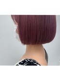 ミニボブ×グレープカラー