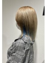 ワープ 青葉台(WARP)&nbsp;ハイブリーチインナーブルー☆