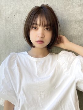 エインアンリー 表参道(AIN.ANLY.) 前髪あり小顔ミニボブ20代30代40代【AIN.表参道】川原大地