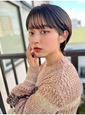 小顔マッシュショート