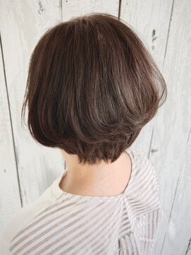 エスハートオブヘアー 植田店(ES Heart of HAIR) 【ES 伊藤】オータムスタイル No63アッシュベージュマッシュボブ