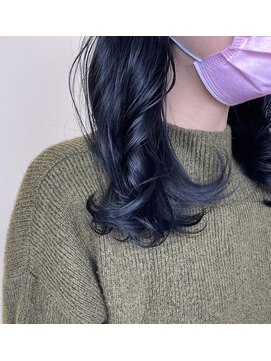 コンティバイミラートーク(CONTY by MIRROR TALK) ブルーブラック / ブリーチなし / ミディアム