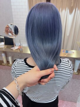 ロンド レア 天神大名店(Lond Le’a) ドレスヘア/ショコラアッシュ/ヘルシースタイル/インナーカラー