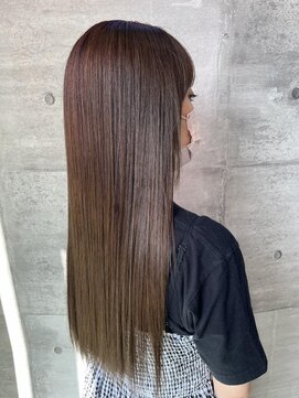 サラビューティーサイト 志免店(SARA Beauty Sight) 【志免】髪質改善ストレート2回目＋美髪カラー☆琉希也