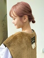 ディッセンバー 神宮前(December)&nbsp;グレーベージュベージュ前髪パーマ/U24/ケアブリーチ/渋谷