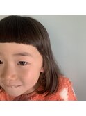 ちびっこオン眉ボブ