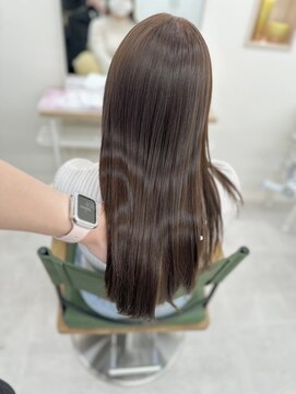 ナビバイケンジ(NaVI by KENJE) ブリーチなしWカラー明るめベージュ☆