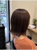 【ボブ×ナチュラルブラウン】ボブ/艶髪/鎌取