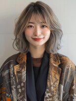 アルトリスト(Altruist Aging×HAIR&SPA)&nbsp;★ダークアッシュ大人ガーリーボブ着物ミディアムレイヤーカット