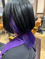 オーブ ヘアー リリー 博多2号店(AUBE HAIR lily)&nbsp;インナーカラー パープル！