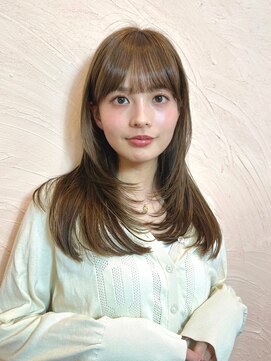 リベルタ(liberta) 似合わせフェミニンロング×艶ベージュ［liberta/ゆう