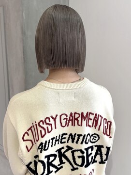 ヨーク(YOKE) 【YOKE】セピアベージュミルクティーベージュ金髪ボブロンドボブ