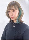 美髪くびれミディくびれヘアミディアム_ba326411