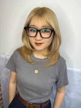 エニー 栄(Any) ミディアムレイヤー×ブランドヘア