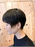 大人女性ツーブロックショート