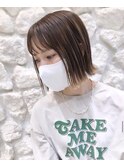 ＃ボブ#毛先カラー＃イエローカラー