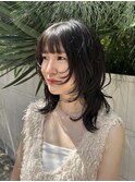 レイヤーカット/ミディアムレイヤー#心斎橋美容室#堀江美容室