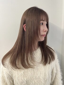 シキ 渋谷(siki) ベージュカラー/ブリーチなしダブルカラー/赤 み消し/渋谷/原宿