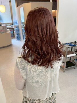 エトレ(etore) 透明感ピンクブラウン/カール/レイヤーカット