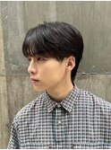 シースルーマッシュ曲がる縮毛矯正フェザーパーマ銀座一丁目