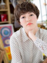 カバーヘア ブリス 志木南口駅前店(COVER HAIR bliss)&nbsp;インナーカラーくせ毛風小顔束感ショートc7志木20代30代40代