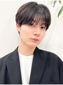 20代30代◎縮毛矯正ショート×韓国風センターパート