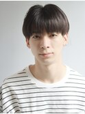 茨木/メンズ韓国風シースルーマッシュ