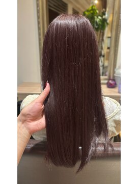 ヘアーズファイン(hair's fine) ◎20代30代 韓国風ココアブラウンロングレイヤーで小顔美人