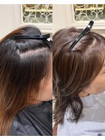 フレームプラス 天王寺あべの店(FRAME+) 白髪ぼかしハイライト