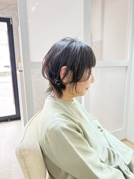 エメヘアデザイン ルイス(Aimer Hair Design Lewis) ショートウルフ/弘前市/@aimer_shiroto