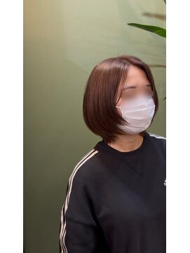 ブランチ(branch) 「ナチュラルに盛れる」大人可愛い！内巻きモテハッシュボブ