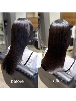 ヘアサロン ピース(hair salon PIECE)の写真/髪の状態を見極めながら、毎回の施術を丁寧に。「あなた専属の担当だから、髪の変化までしっかり分かる。」