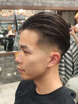 フォーコーナーズカットショップスリーセント 栄(FourCornersCutShop 3/cent) スリックバック/フェードカット/オールバック/ビジネス