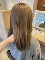 ビズヘアー プチ(bisou hair petit)&nbsp;ヘーゼルベージュ◎ブリーチで透明感たっぷりカラーに♪