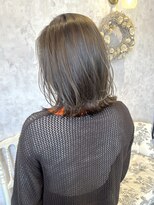 ディーヴァヘアーエズ(DIVA hair Eze) ブリーチなしカラー◎レイヤーボブグレージュカラー