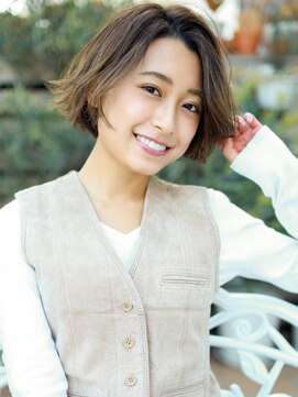 ラフィス ヘアーセプト 銀座店(La fith hair sept) 【La fith 】切りっぱなしショートボブ