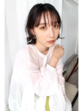 スタイル 成城学園前(STYLE) シースルーバング×暗髪×ショートボブ