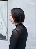 【さりげなくインナーカラー】コントラストカラー＋ボブ