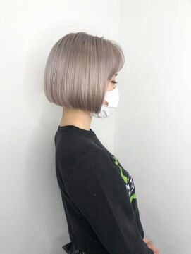 ゲーム 吉祥寺店(GAME) ダブルカラーホワイトベージュカラーケアブリーチハイトーン韓国