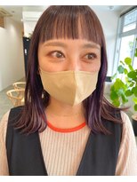 エトワール(Etoile HAIR SALON) 大人可愛い20代30代40代ミディアムスタイル☆ラベンダーカラー