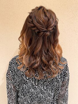 オリーブスバイネオリーブ(Olive's by neolive) ＊ツヤっとハーフアップ＊(ヘアセット/ヘアアレンジ/結婚式)