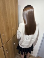 イオエ 梅田(ioe) ダブルカラー/大人ボブ/黒髪スタイル/髪質改善/縮毛矯正