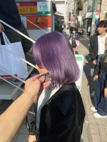 アソビセカンド 原宿(ASOBI 2nd)&nbsp;マチルダボブ/ダブルカラー/ブリーチ/原宿/髪質改善